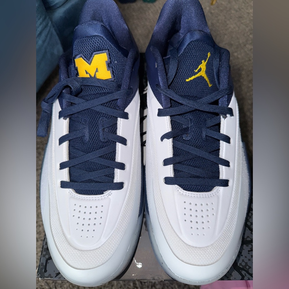 Jordan Zion 4’s Michigan colorway size 13 brand new